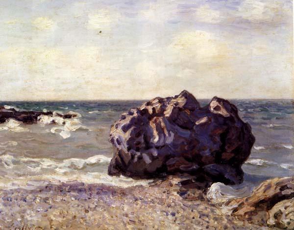Alfred Sisley Langland Bay,Storr s Rock-Morning